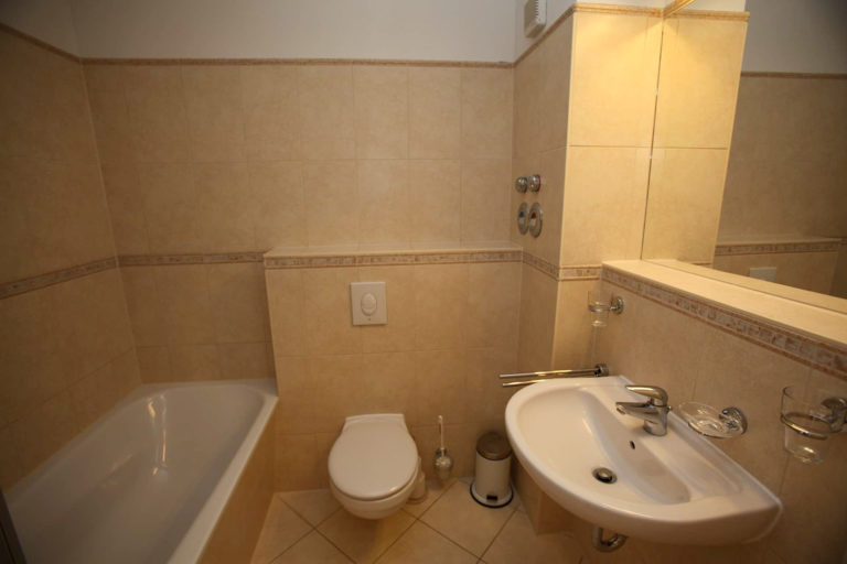 Badezimmer der Ferienwohnung Kaiser zum Strande